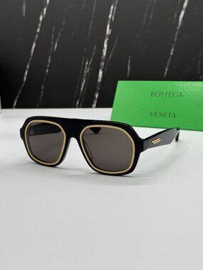 NEW BOTTEGA VENETA BV1217S 001 WOMEN BLACK SUNGLASSES